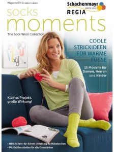 Журнал Regia Magazine 001 - Socks moments, на немецком языке, с переводом на русский язык (вкладыш)