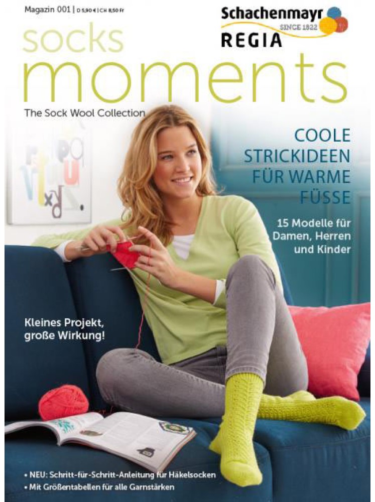 Журнал Regia Magazine 001 - Socks moments, на немецком языке, с переводом на русский язык (вкладыш)