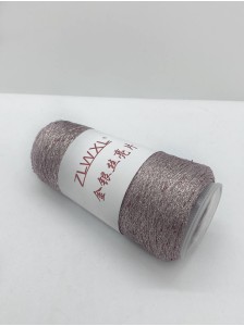 Люрекс с микропайетками 16 Пыльная роза (пайетки в тон)