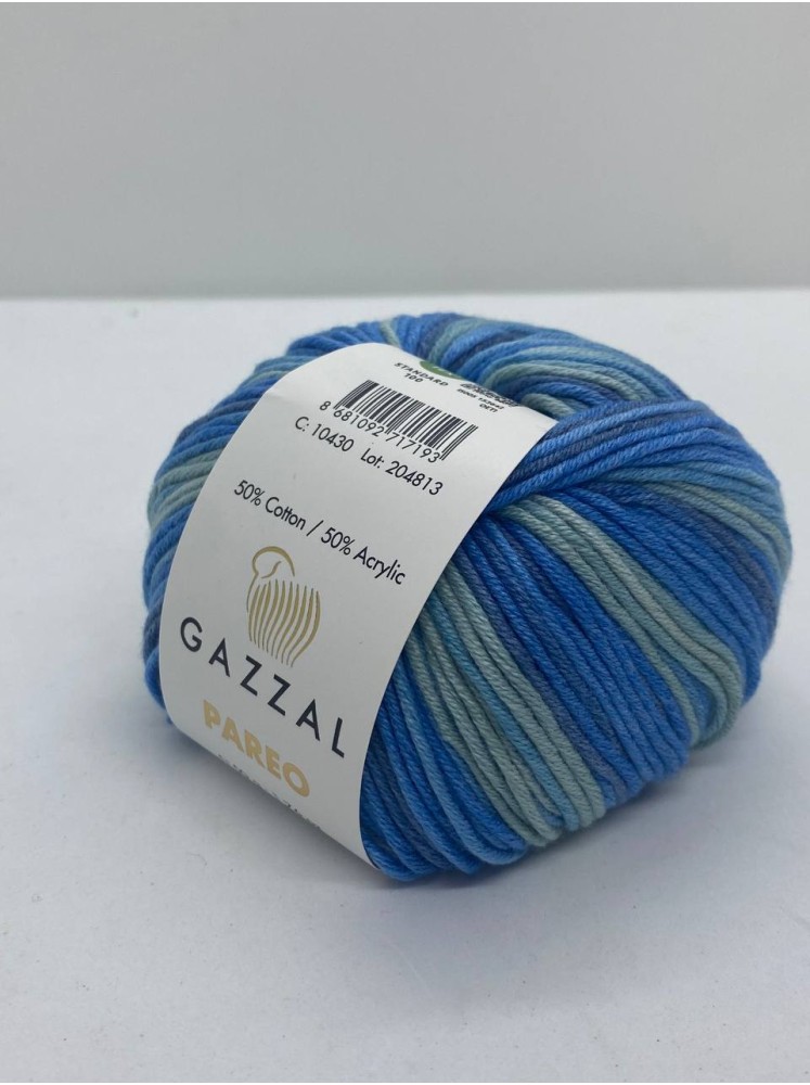 Пряжа Pareo Gazzal 10430 Морской бриз