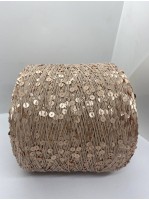 Королевские пайетки AJ052 Какао (матовые пайетки в тон)