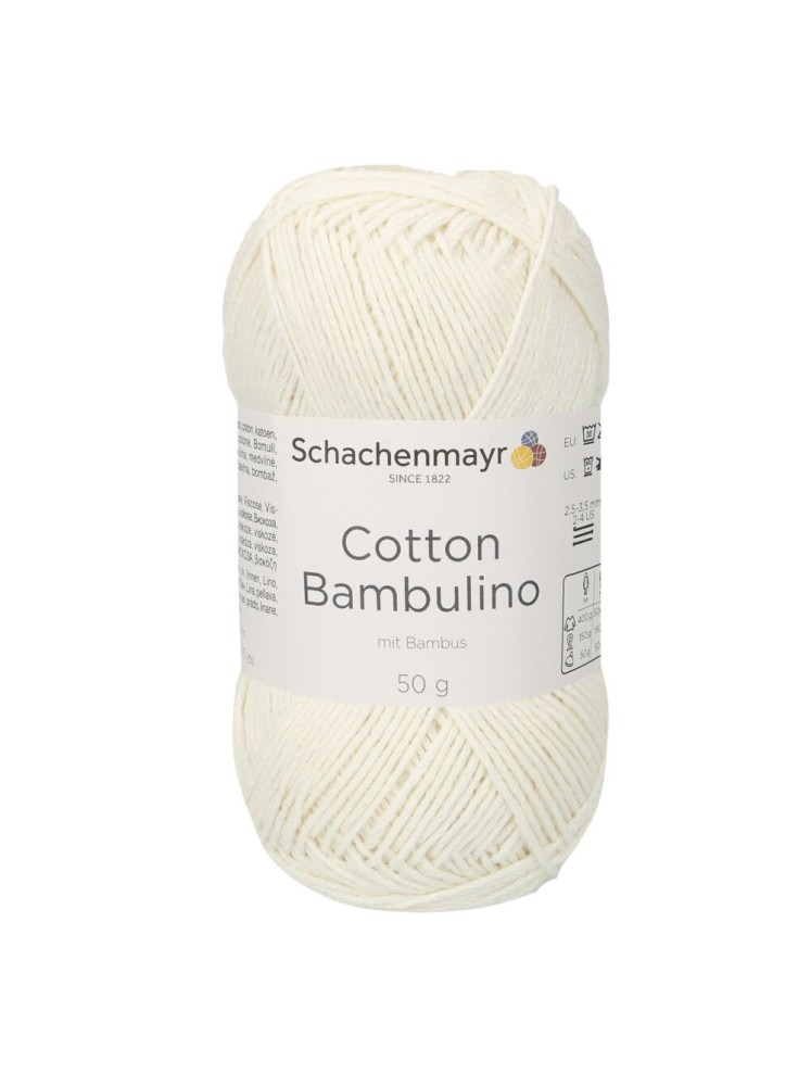 Пряжа Cotton Bambulino Schachenmayr 02 Натуральный
