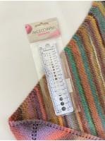 Линейка для определения размера спиц Art Uzor knitting