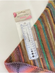 Линейка для определения размера спиц Art Uzor knitting