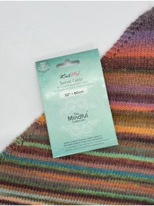 Поворотный тросик KnitPro Mindful 80 см