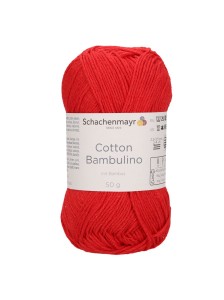 Пряжа Cotton Bambulino Schachenmayr 30 Мак