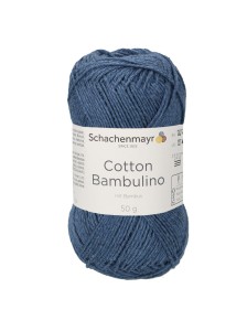 Пряжа Cotton Bambulino Schachenmayr 50 Индиго 