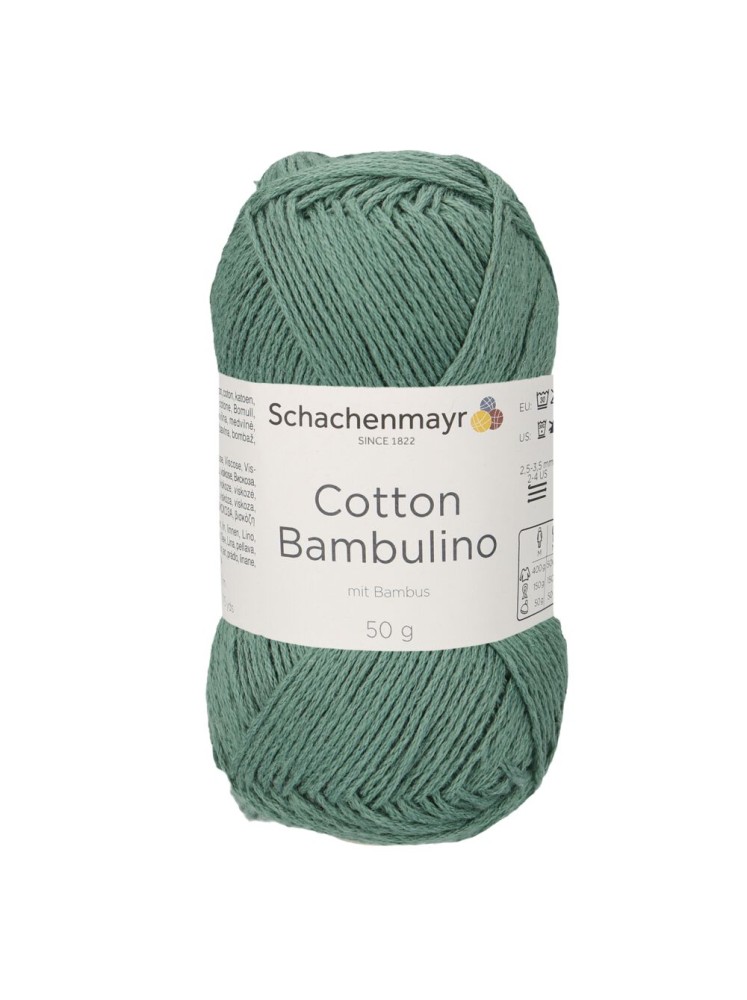 Пряжа Cotton Bambulino Schachenmayr 71 Шалфей