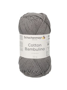 Пряжа Cotton Bambulino Schachenmayr 90 Серый