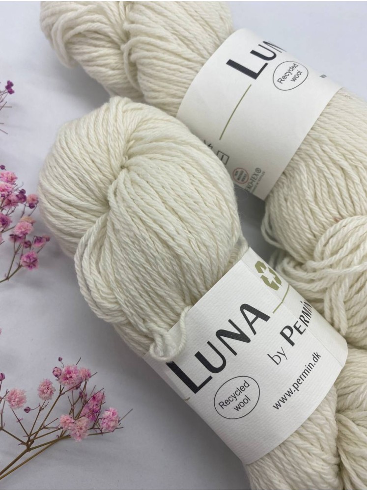 Пряжа Luna Permin 889013 Молоко