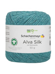 Пряжа Alva Silk Schachenmayr 065 Бирюза