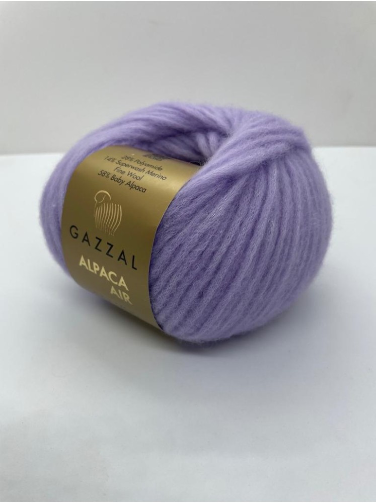 Пряжа Alpaca Air Gazzal 90 Лаванда