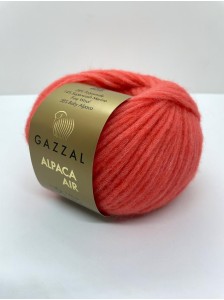 Пряжа Alpaca Air Gazzal 87 Розовый коралл