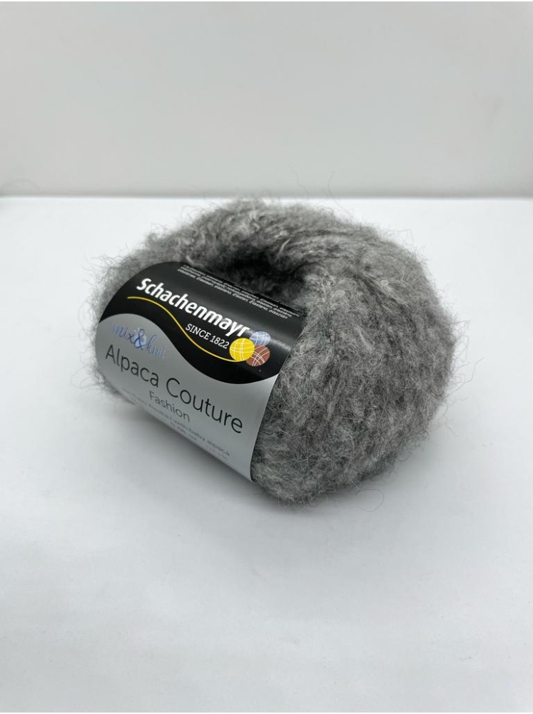 Пряжа Alpaca Couture Schachenmayr 90 Светлый серый