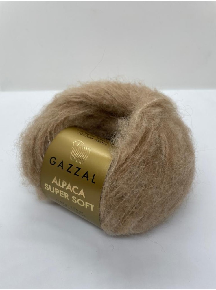 Пряжа Alpaca Super Soft Gazzal 106 Карамель