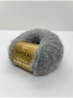 Пряжа Alpaca Super Soft Gazzal 110 Тёмный серый