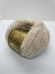 Пряжа Alpaca Super Soft Gazzal 102 Топлёное молоко