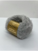 Пряжа Alpaca Super Soft Gazzal 109 Светлый серый