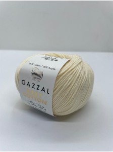 Пряжа Baby Cotton Gazzal 3437 Сливочный
