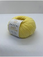 Пряжа Baby Cotton Gazzal 3413 Лимонный