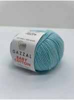 Пряжа Baby Cotton Gazzal 3451 Бирюза