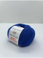 Пряжа Baby Cotton Gazzal 3421 Королевский синий
