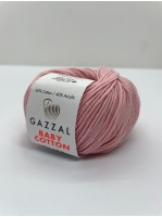 Пряжа Baby Cotton Gazzal 3444 Пудра