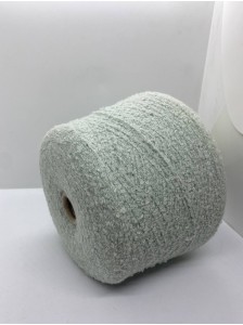LANIFICIO DELL OLIVO BIOWINCOT BOUCLE	Вспушенный хлопок-букле 80% органический хлопок, 16 полиамид, 4 эластан, 100г 640м, Нежный ментол