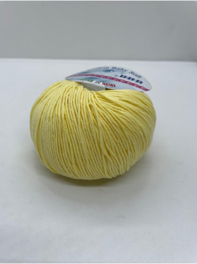 Пряжа Cotton Baby Soft BBB 5 Жёлтый