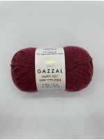 Пряжа Happy Feet Uni Colors Gazzal 3568 Винный