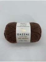 Пряжа Happy Feet Uni Colors Gazzal 3557 Коричневый