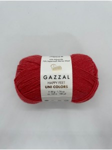 Пряжа Happy Feet Uni Colors Gazzal 3567 Рябина