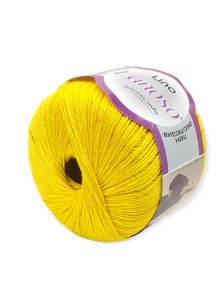 Пряжа Lanoso Lino 913 Жёлтый