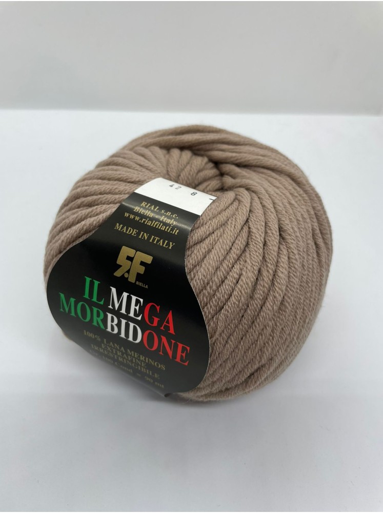 Пряжа Mega Morbidone 42 Кофе с молоком