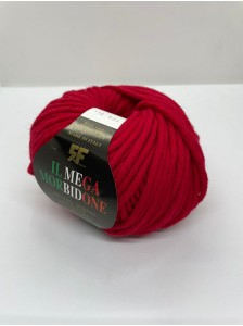 Пряжа Mega Morbidone 118 Красный