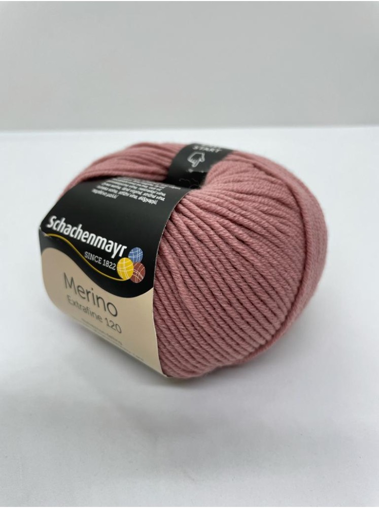 Пряжа Merino Extrafine 120 Schachenmayr 129 Античная роза