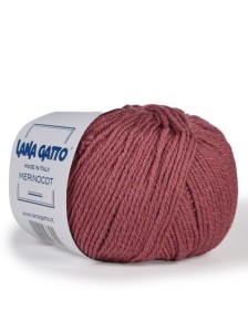Пряжа Merinocot  LANA GATTO 14445 Ягодный меланж