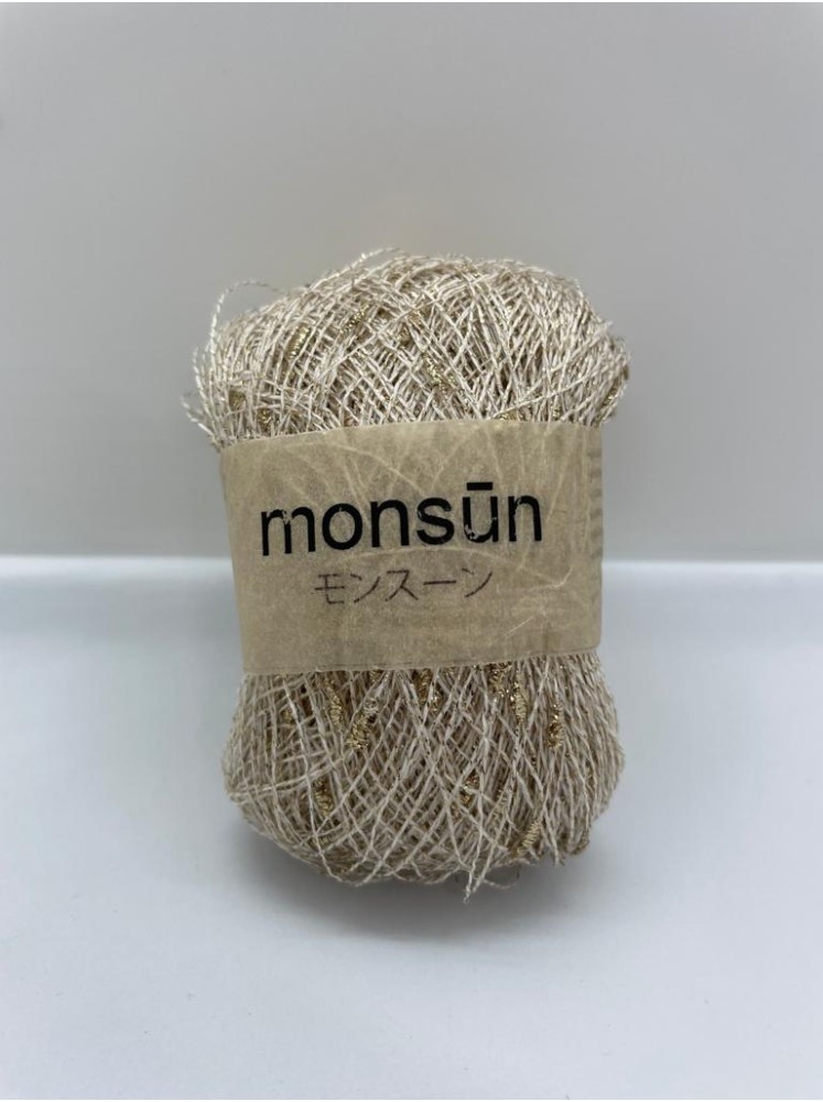 Пряжа Monsun c Шишибриками 3 Молочное золото