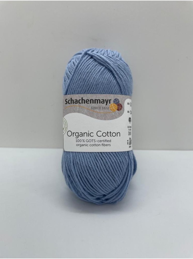 Пряжа Organic Cotton Schachenmayr 53 Голубой