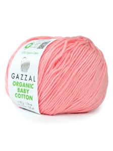 Пряжа Organic Baby Cotton Gazzal 425 Нежная роза