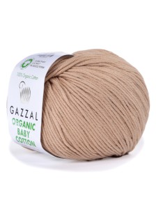 Пряжа Organic Baby Cotton Gazzal 441 Бежевый