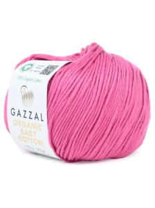 Пряжа Organic Baby Cotton Gazzal 454 Барби