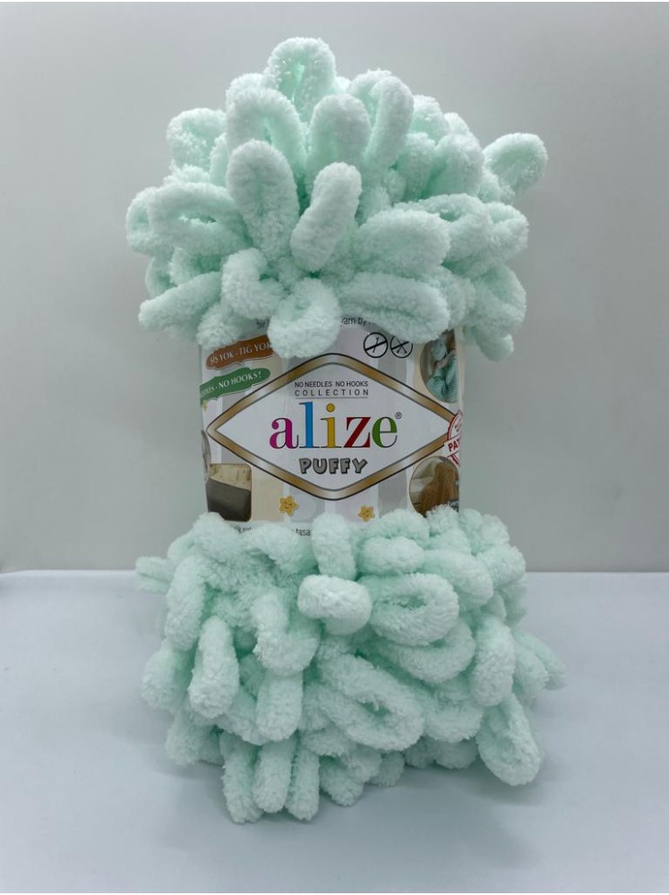 Пряжа Puffy Alize 15 Мята