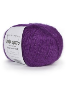 Пряжа Silk Mohair LANA GATTO 9378 Ультрафиолет