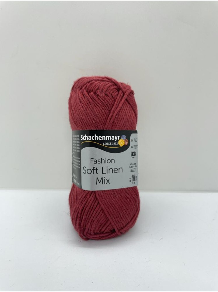 Пряжа Soft Linen Mix Schachenmayr 30 Терракот