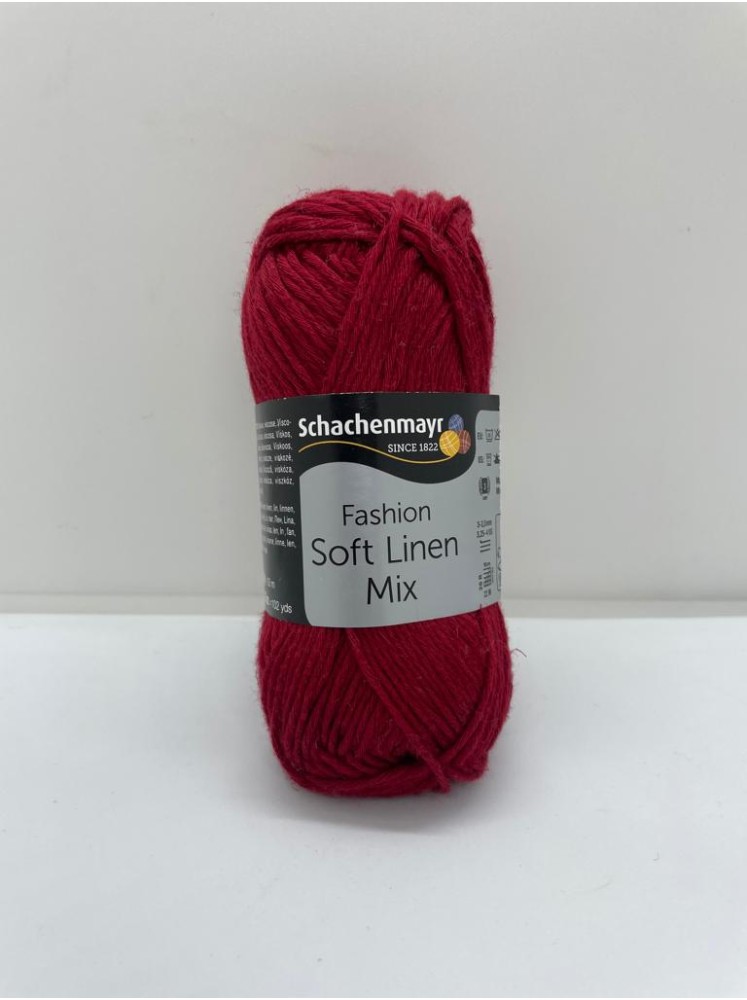 Пряжа Soft Linen Mix Schachenmayr 32 Рубин