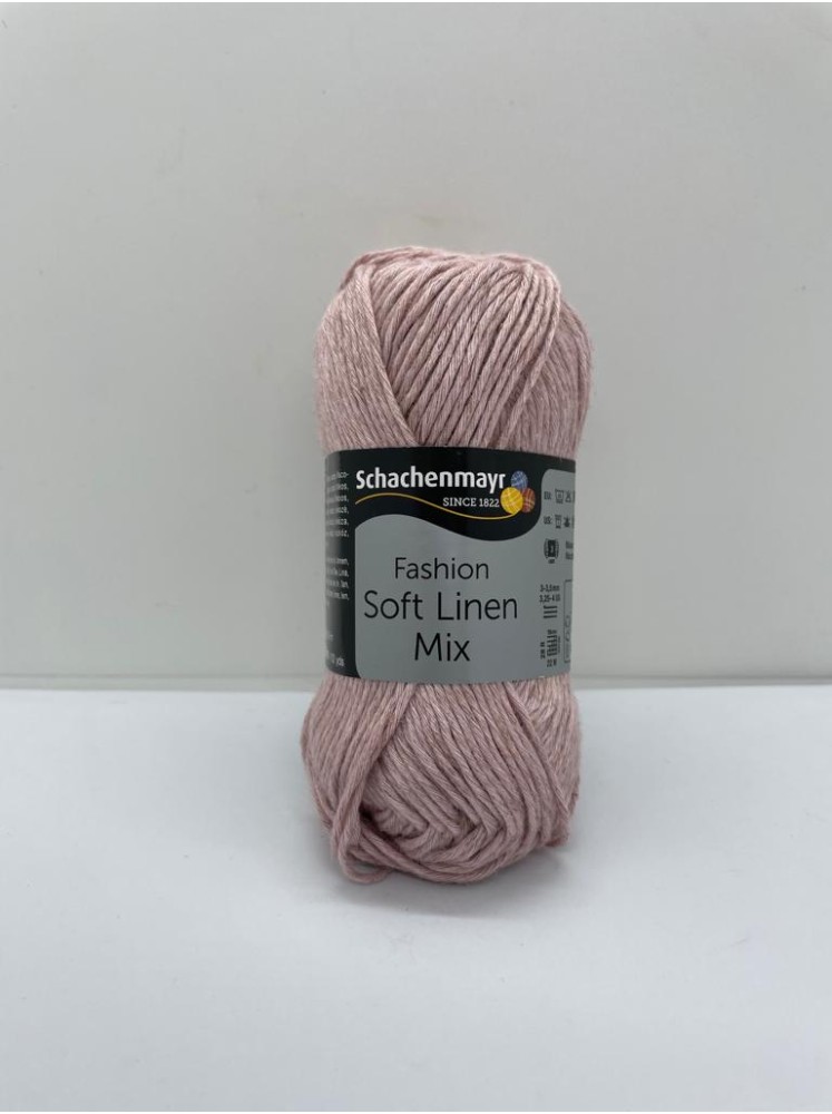 Пряжа Soft Linen Mix Schachenmayr 40 Роза