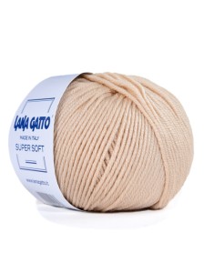 Пряжа Super Soft LANA GATTO 12530 Песочный