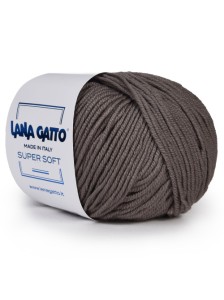 Пряжа Super Soft LANA GATTO 13777 Кофе с молоком