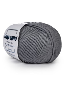 Пряжа Super Soft LANA GATTO 14126 Сталь